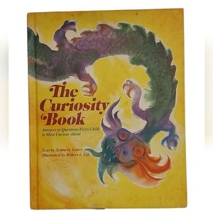 The Curiosity Book with Dragon Illustration- Hardcover